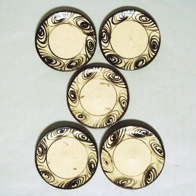 921『馬の目 豆皿手塩皿 5枚』 注文 /骨董品 古美術 古道具 アンティーク