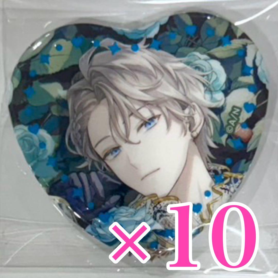 にじさんじ Rose Valentine ︎ハート型缶バッジ レア 甲斐田晴 - メルカリ