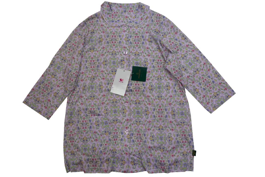 新品】ワコール/ミントンMINTON 天竺シルケットニットパジャマ（M