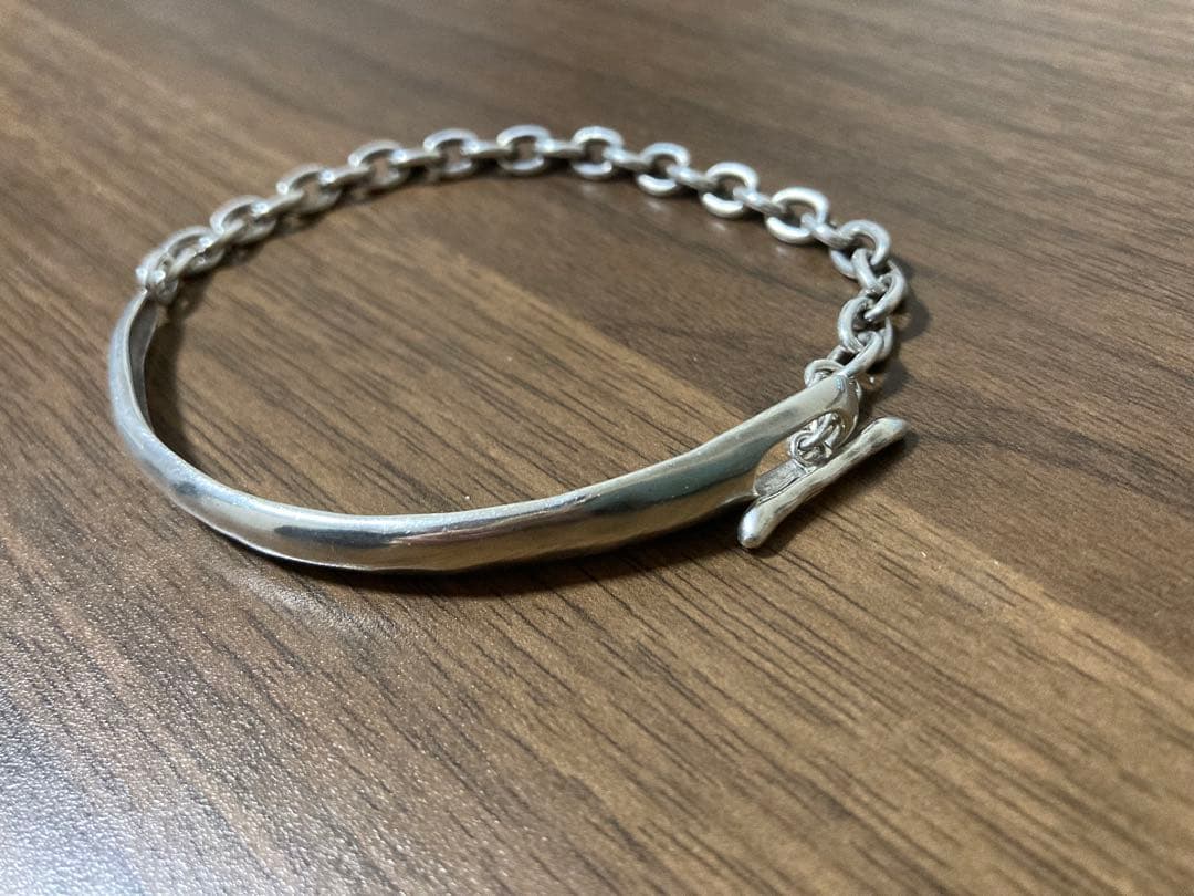 TEN. カフチェーンブレスレット SV-M シルバー925