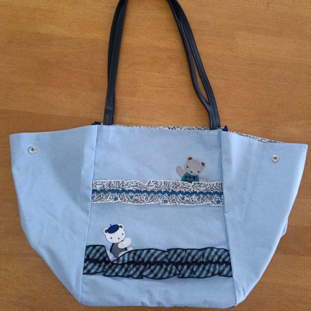 春のファミリアショー２０２３リバティトートバック　水色 春の新作コレクション「春のファミリアショー2025」 | ファミリア公式