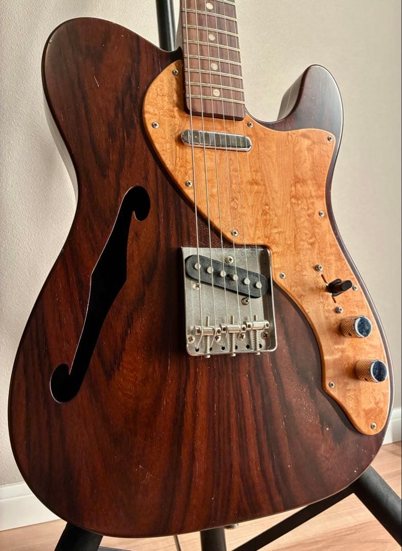 O.Craft All Rose Thinline Telecaster