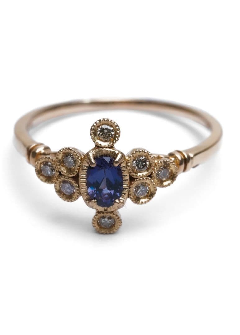 【最終価格】tatsuo nagahata カラーチェンジガーネット リング 一点もの】《tatsuo nagahata》リング カラーチェンジガーネット