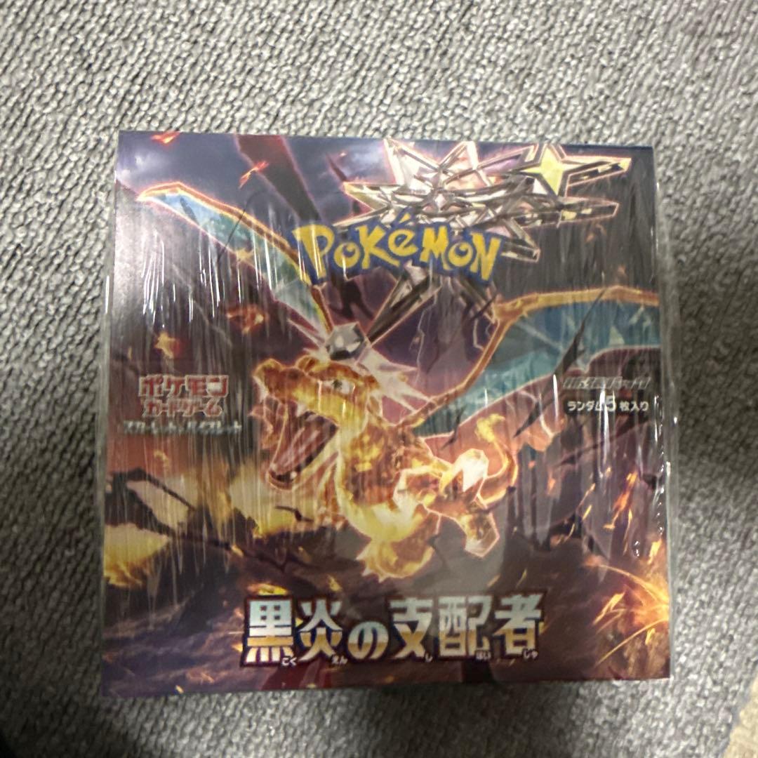 ポケモンカードゲーム 黒炎の支配者 ボックス　シュリンク付き ポケモンカード 黒炎の支配者 シュリンク付き 1BOX｜Yahoo!フリマ（旧