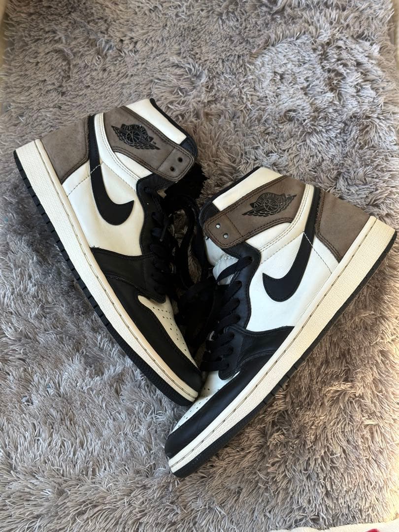 シューズ(男性用) Nike Air Jordan 1 Sail/Dark Mocha/Black