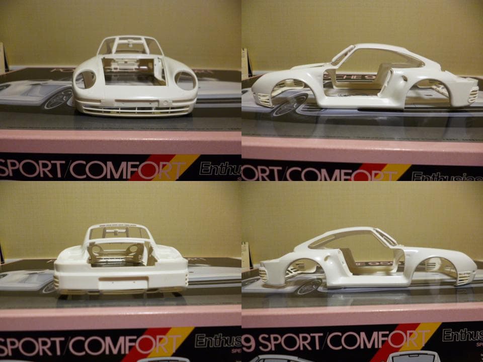 完売希少BIGスケール/未作成】1/16 フジミ模型 ポルシェ959 - メルカリ