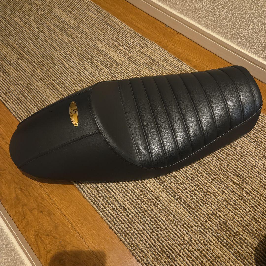 K&H GB350 カフェレーサー タックロールシングルシート - メルカリ