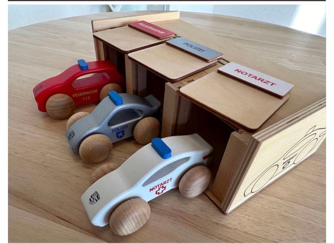 Porsche 木製ミニカーセット 3台　新品未使用