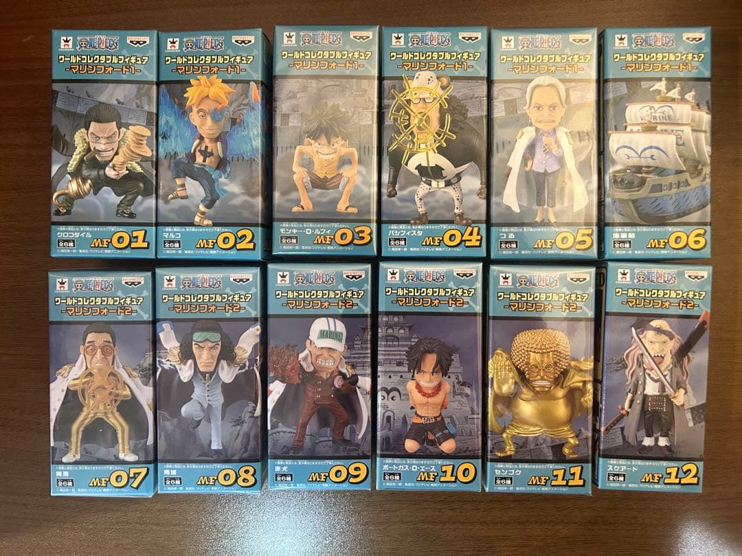 ワーコレ ワンピース マリンフォード編12体コンプリートセット未開封