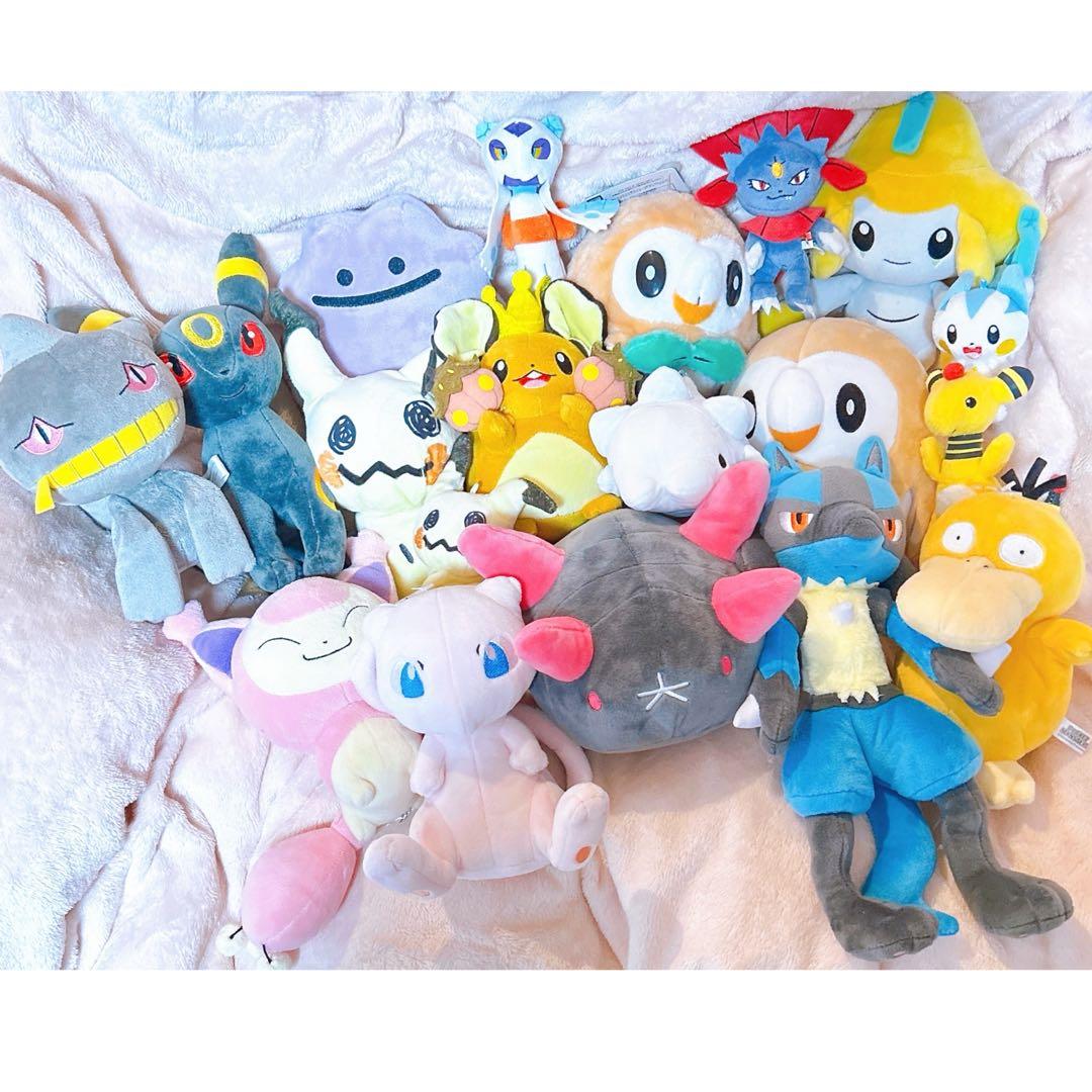 ポケモン ぬいぐるみ セット まとめ売り - メルカリ