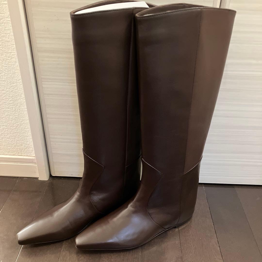 最終値下げ‼️ CORSO ROMA, 9 ダークブラウンロングブーツ