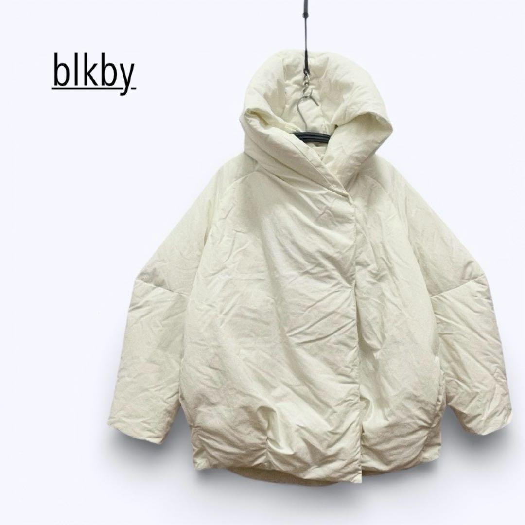 ブラックバイマウジー ショートダウンコート ダウンジャケット ホワイト S 冬