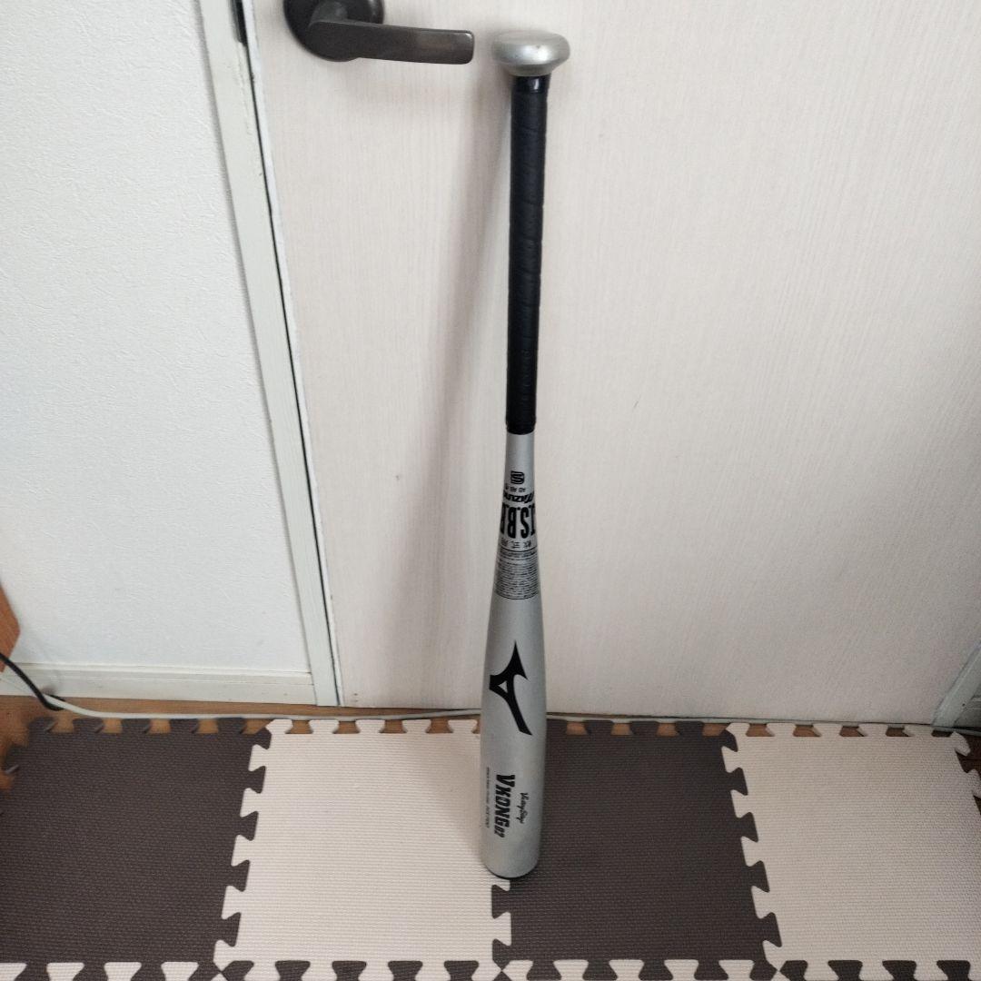 軟式野球 Mizuno V-Kong2 バット シルバー ミズノ 軟式用 Vコング02 軟式 バット V KONG 02 82cm シルバー
