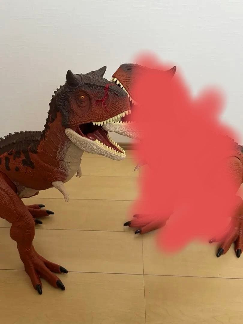 マテル ジュラシックワールド スーパービッグ! カルノタウルス　2体セット