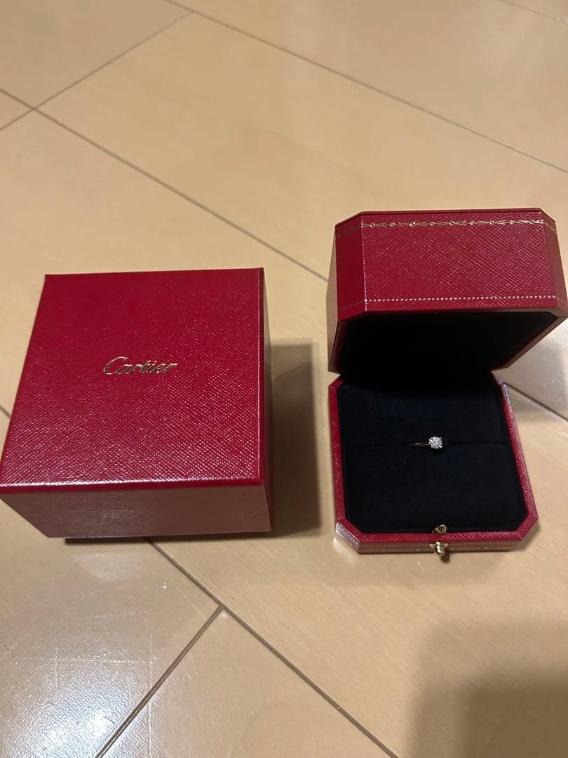 ［孫悟空］カルティエ　Cartier 婚約指輪　8号