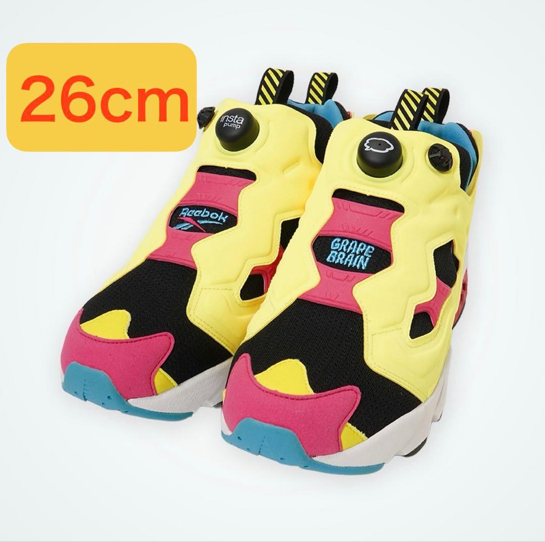 【26cm】グレープブレイン リーボック スニーカーダンク にぎるちゃんソフビ無