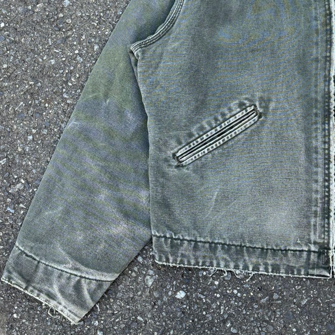 希少 Carhartt/カーハートデトロイトジャケットモスグリーン J97MOS