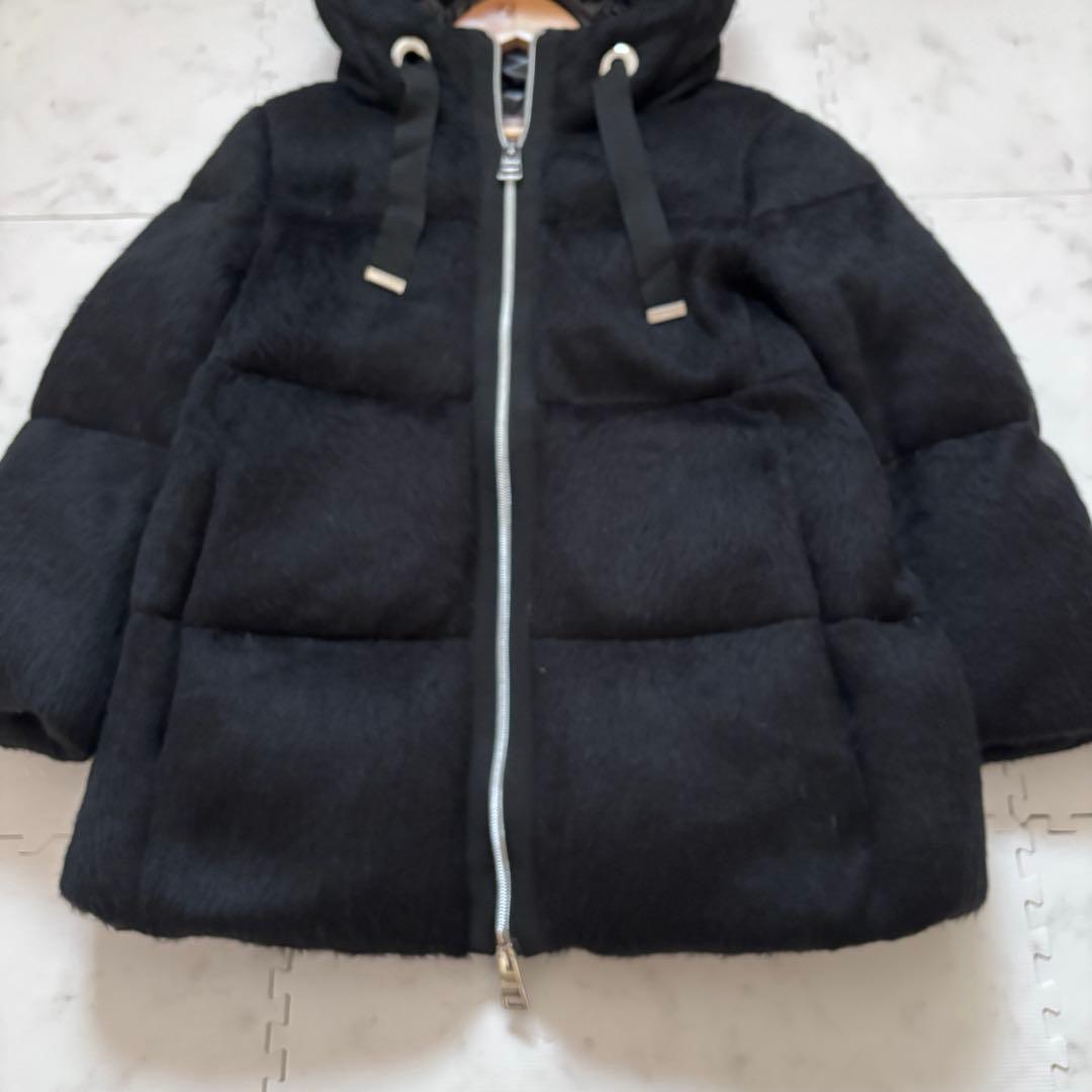 極美品✨HERNO Resort エコファー ダウンジャケット 黒 40近年