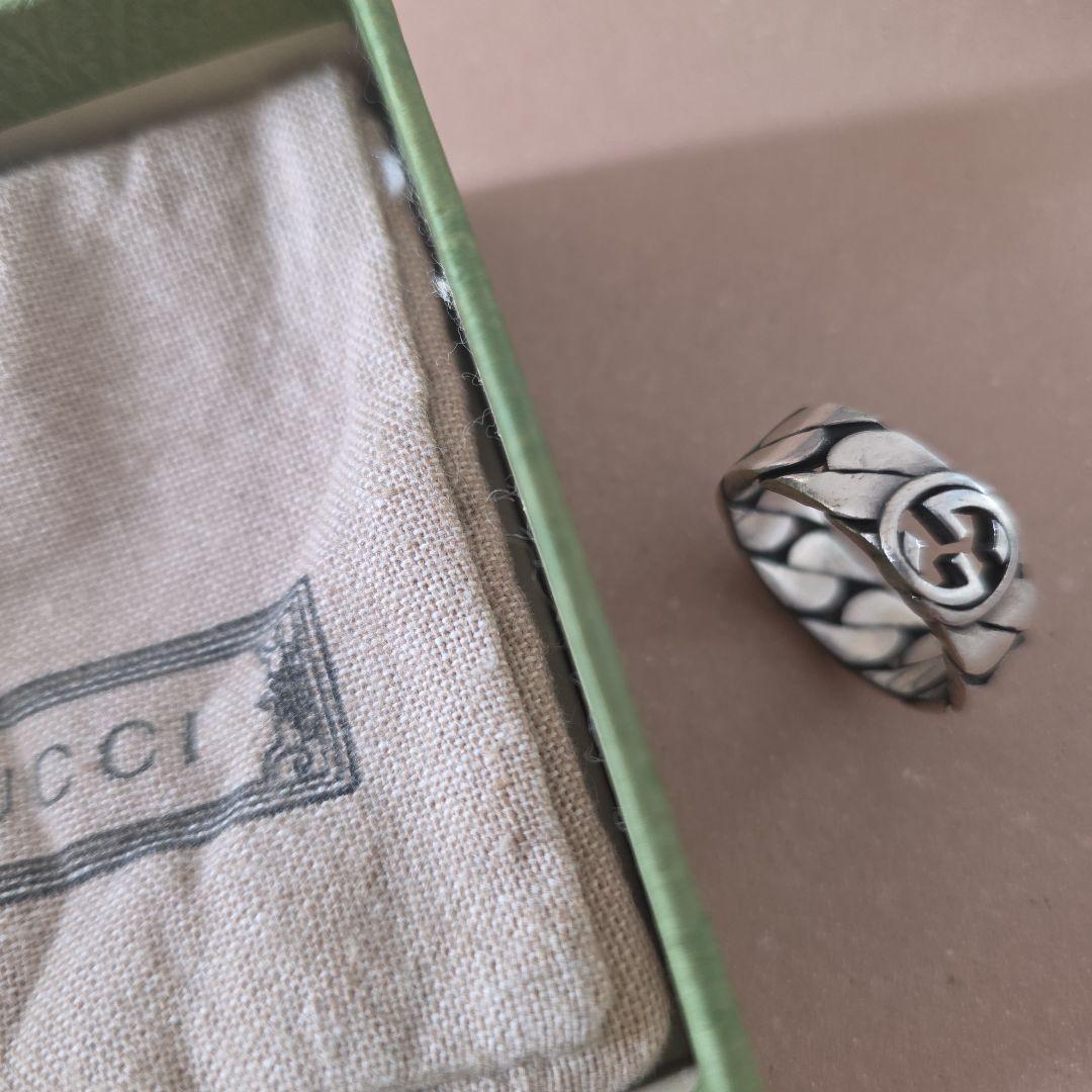 GUCCI シルバーリング サイズ24