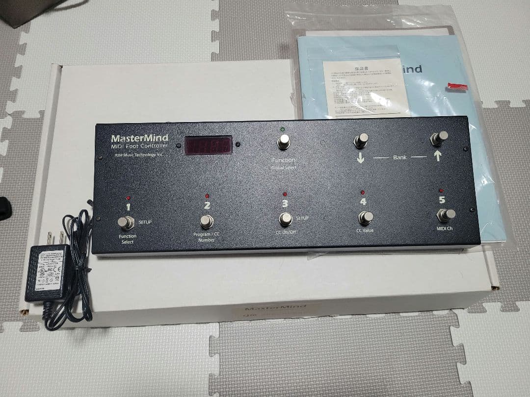 ギター RJM MasterMind MIDI Foot Controller RJM ( アールジェイエム ) MASTER MIND 送料無料 | サウンドハウス