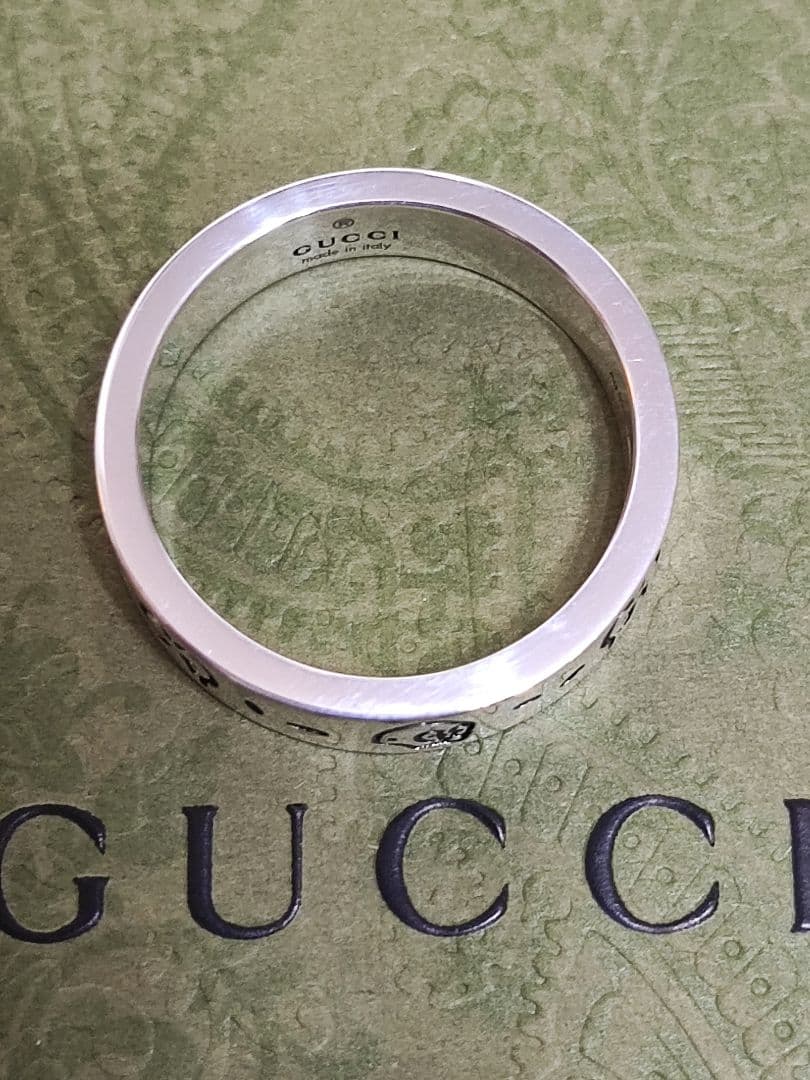 専用 新品 グッチ GHOST RING ゴースト 6MM 指輪 シルバー24号 - メルカリ