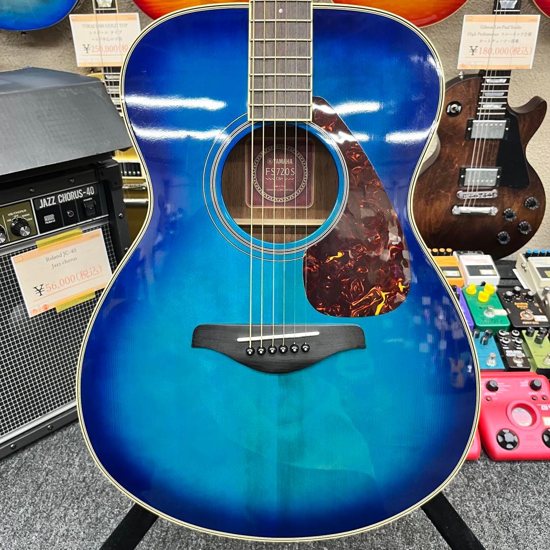 【11342】YAMAHA FS720S アコースティックギター ブルー 楽天市場】YAMAHA FS-720S CBA 新品 コバルトアクア[ヤマハ