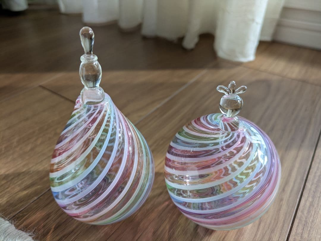 ガラス工房るん　雛人形　お雛様　花器　一輪挿し