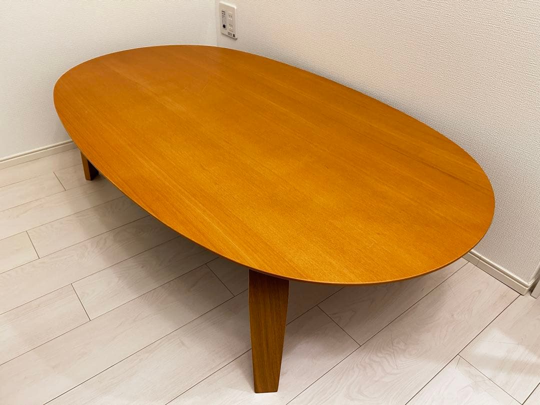 無印良品 こたつ 楕円 こたつ 大 フラットヒーター