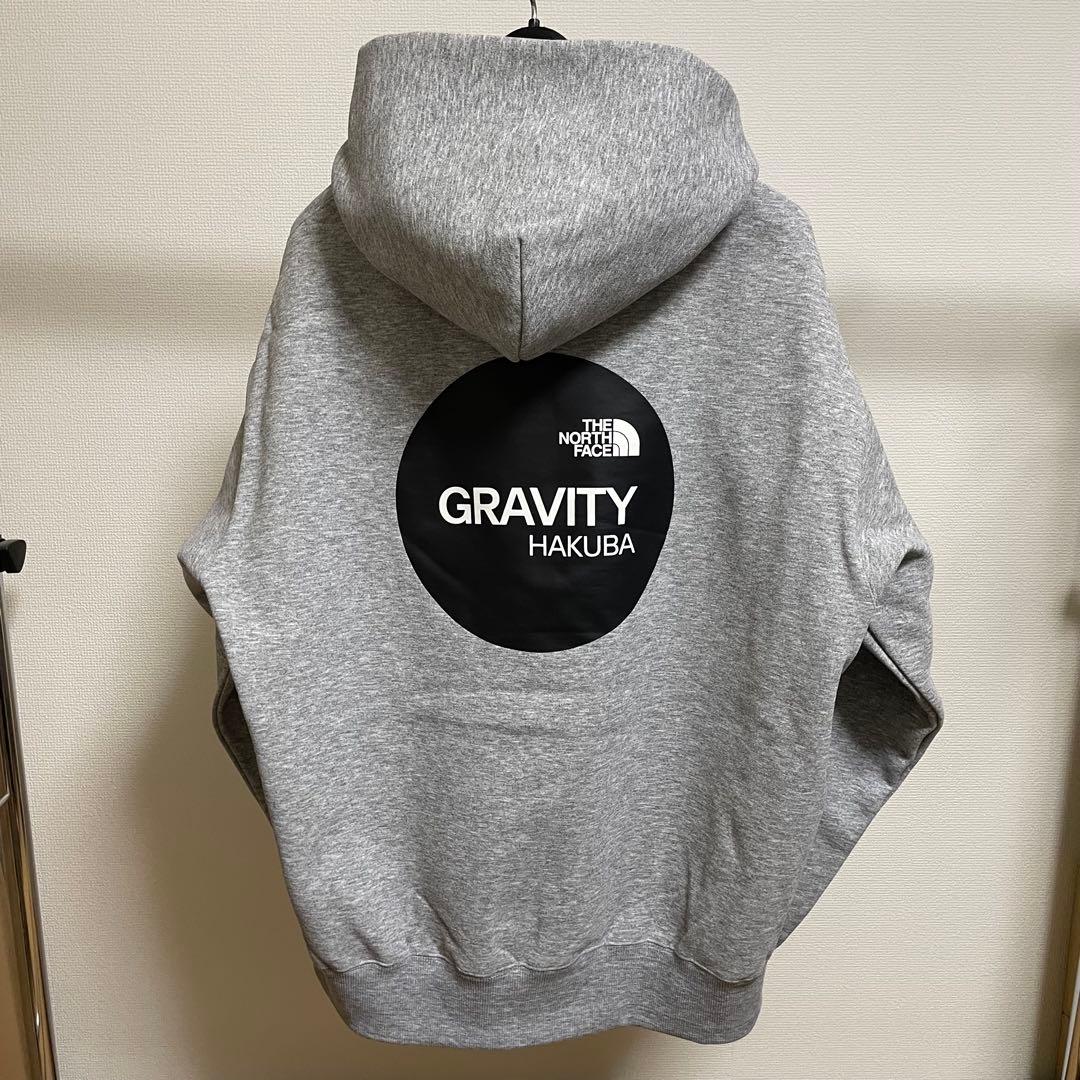 ノースフェイス GRAVITY白馬限定フーディ【XXLサイズ】パーカー グレー