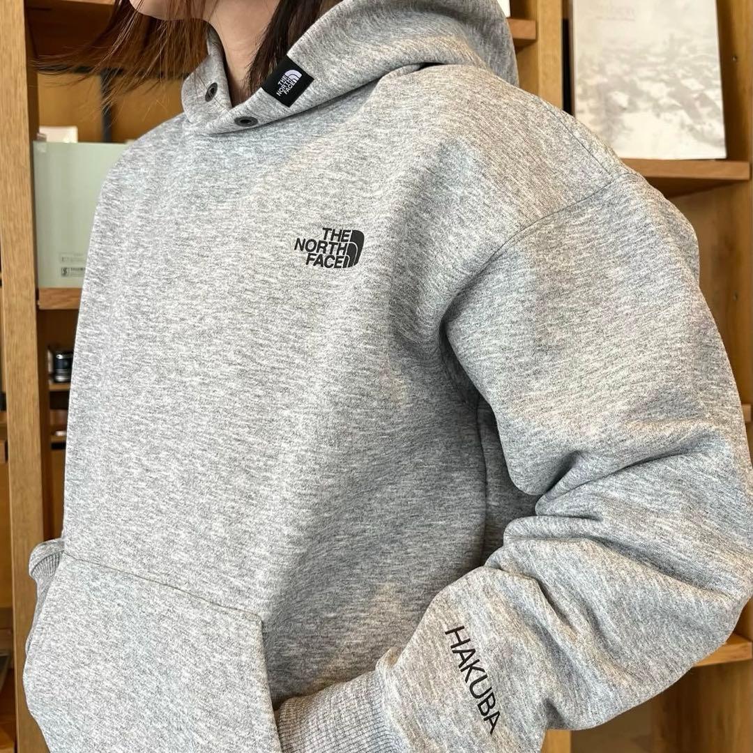 ノースフェイス GRAVITY白馬限定フーディ【XXLサイズ】パーカー グレー