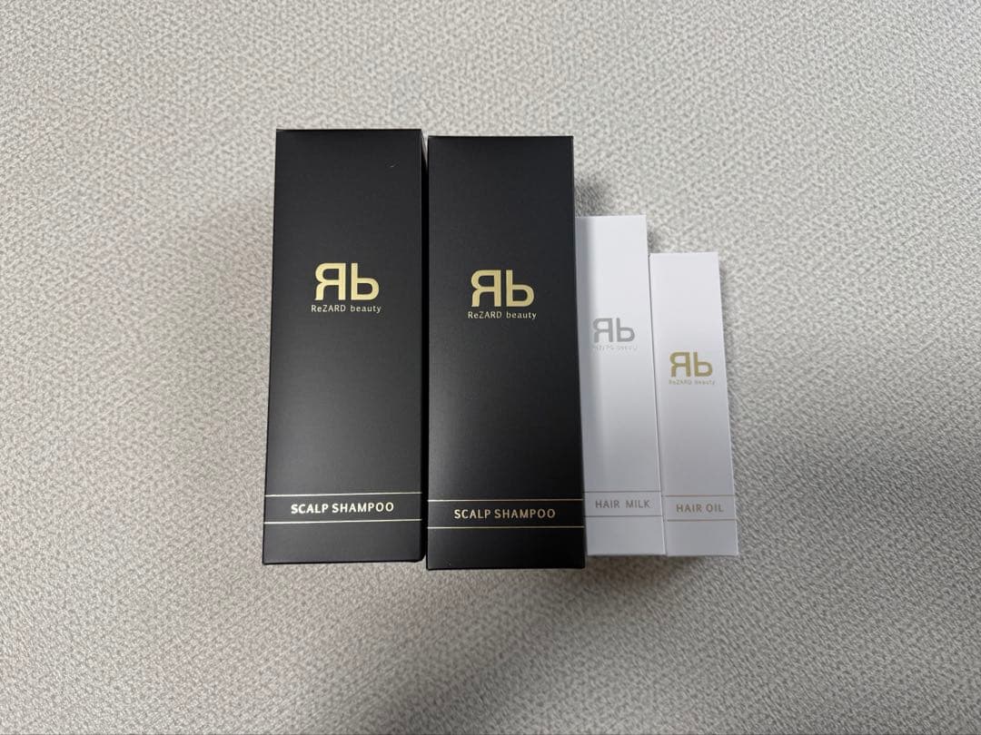 ReZARD スカルプシャンプー2本、ヘアオイル、ヘアミルク