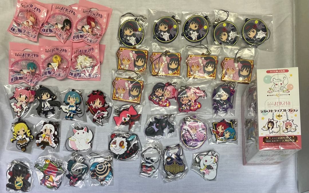 魔法少女まどか☆マギカ　ラバーストラップ　ローソン限定　体操服フィギュア　44点 魔法少女まどか マギカ ローソン限定 体操服フィギュア｜Yahoo!フリマ