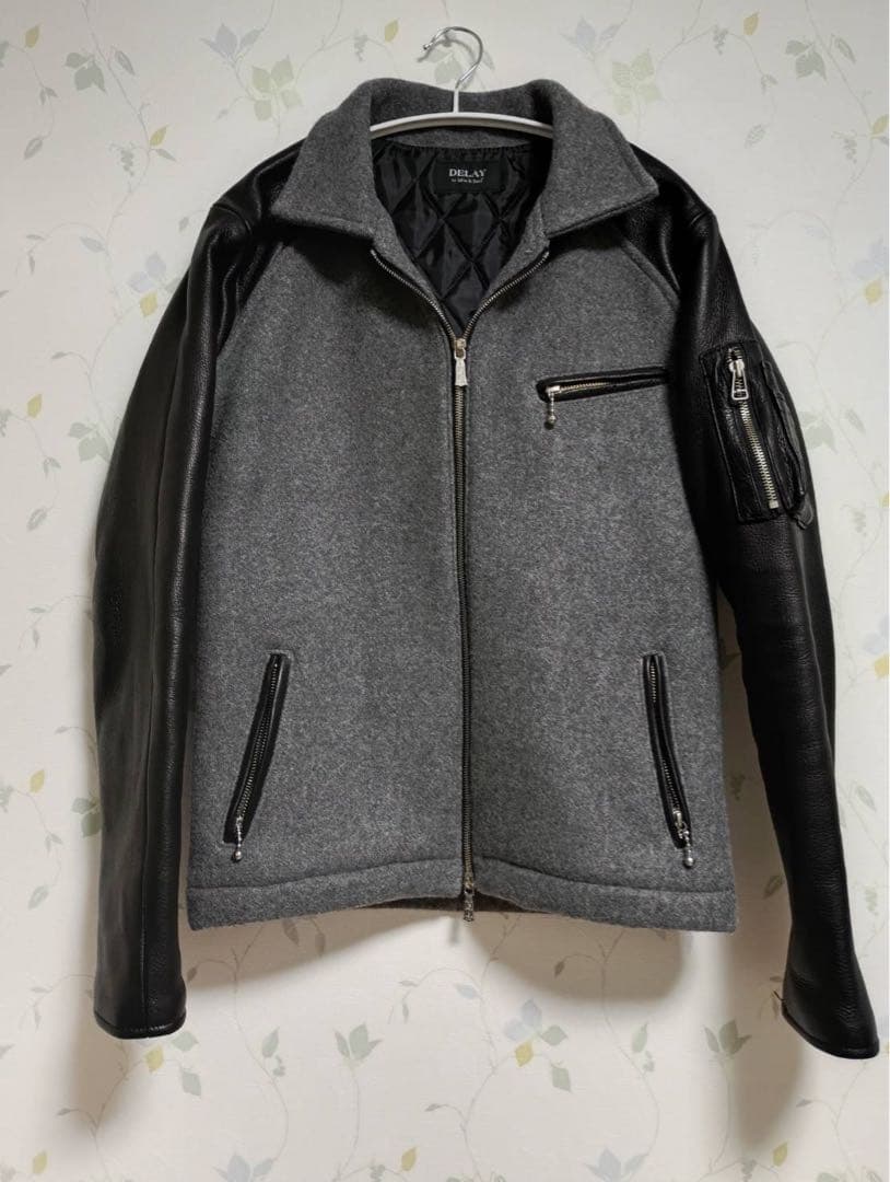 DELAY by Win & Sons ライダースジャケット グレー 楽天市場】delay ライダース（メンズファッション）の通販