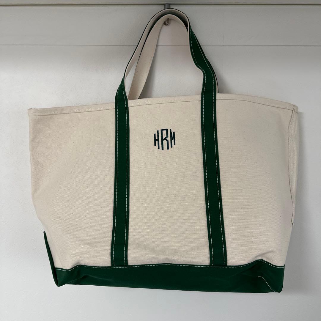【L.L.Bean】USA製 ボートアンドトート ラージ グリーン 新品未使用