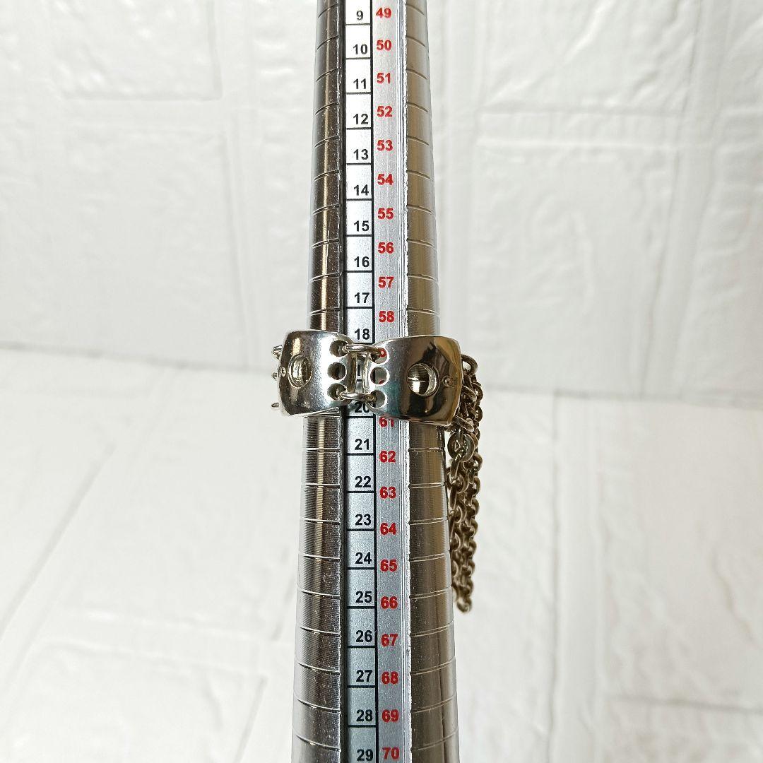 608 gunda ガンダ リング チェーンリング シルバー 保存袋付き - メルカリ