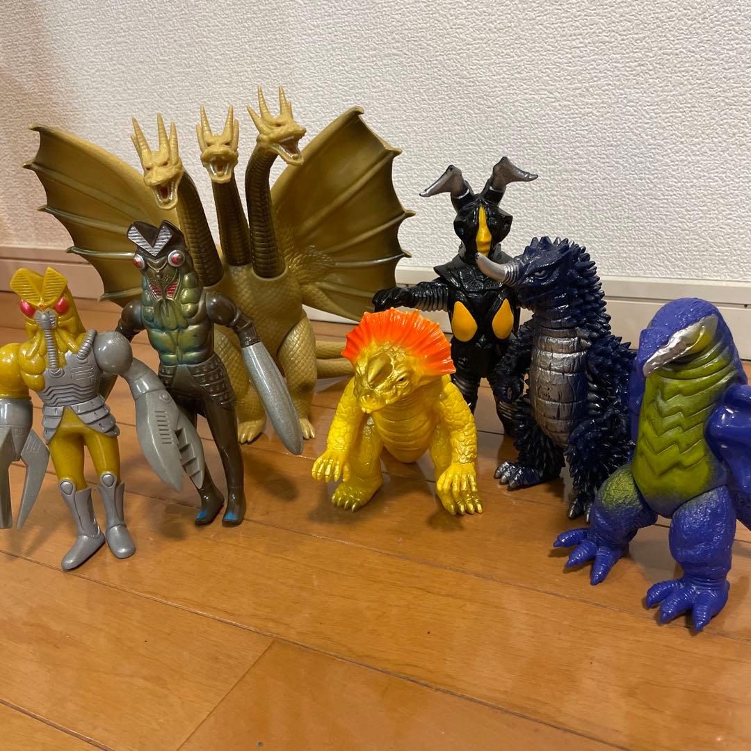 当時物バンダイ ウルトラマンシリーズ 怪獣ソフビ 7体セット