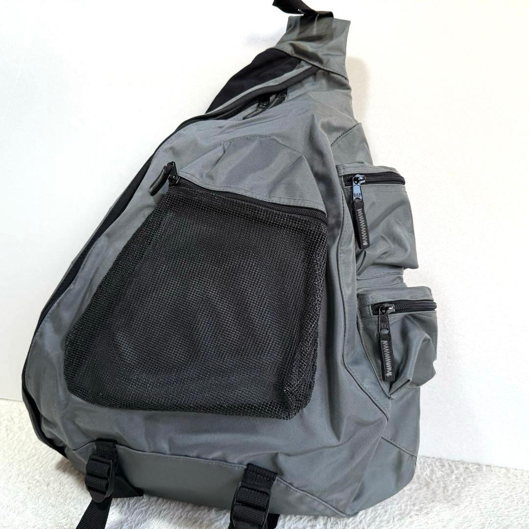GAP y2k スリングショルダーバッグ グレー 00s