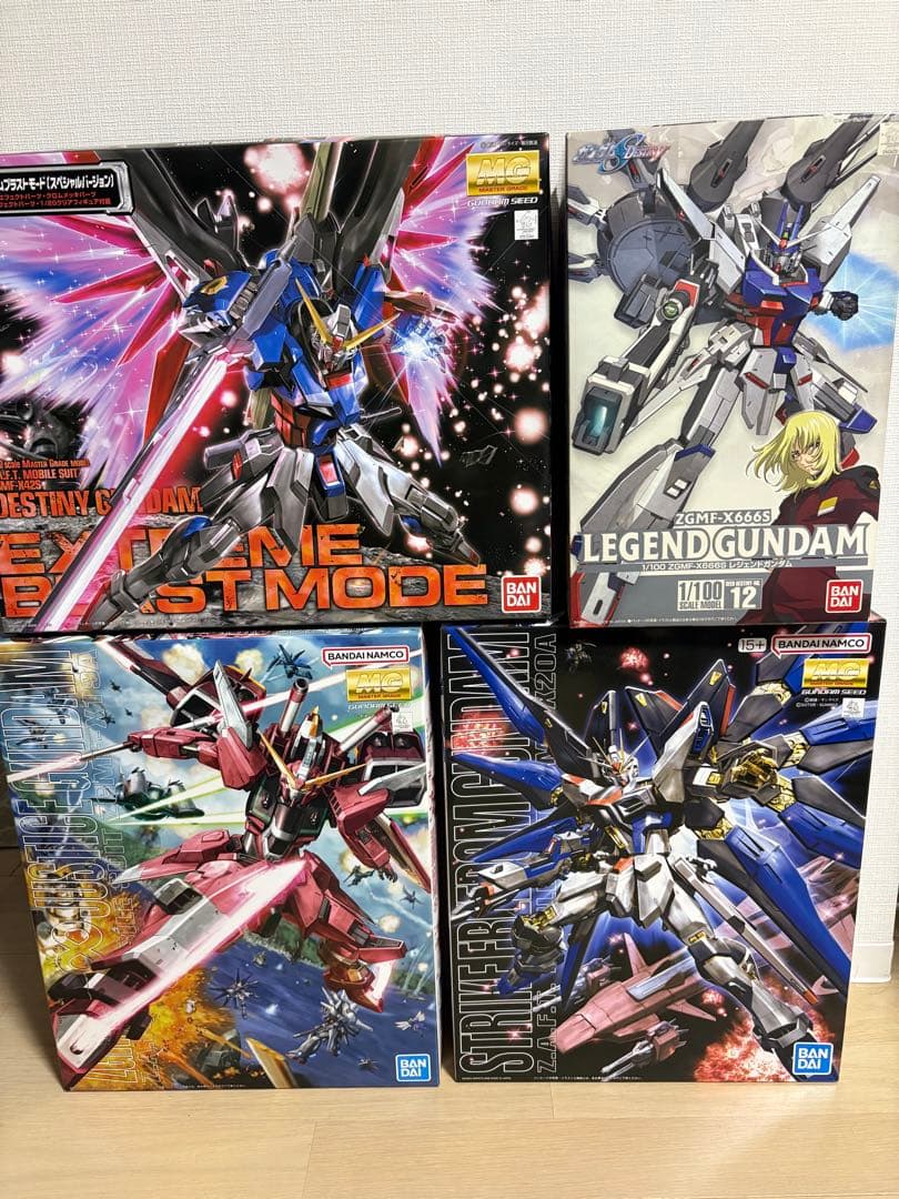 BANDAI ガンプラ　ガンダムSEED DESTINY MG セット