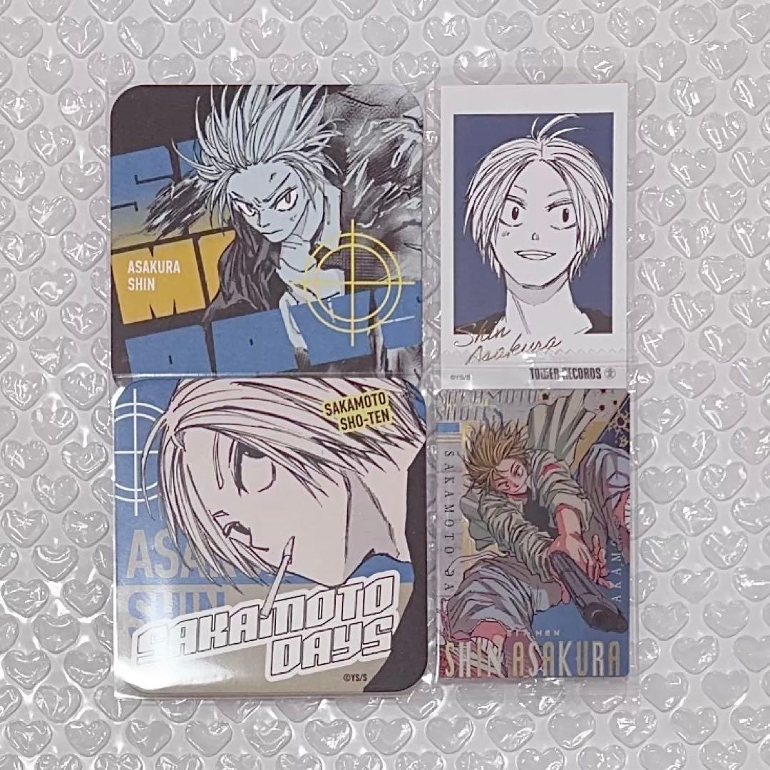 SAKAMOTO DAYS 朝倉シン アートコースター ミニフォトウエハース