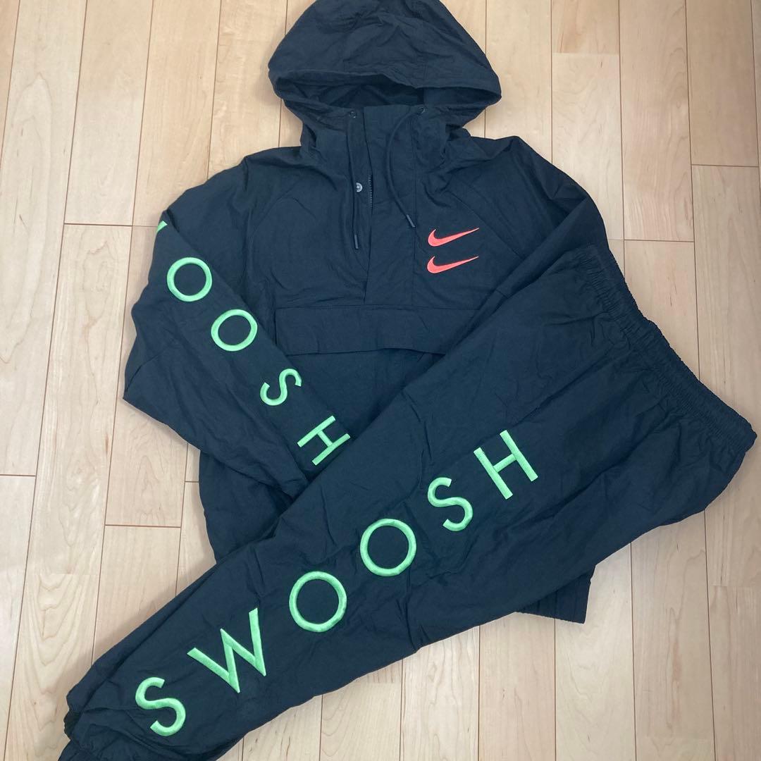 【希少美品】Nike ナイロンジャケット M パンツLセットアップ