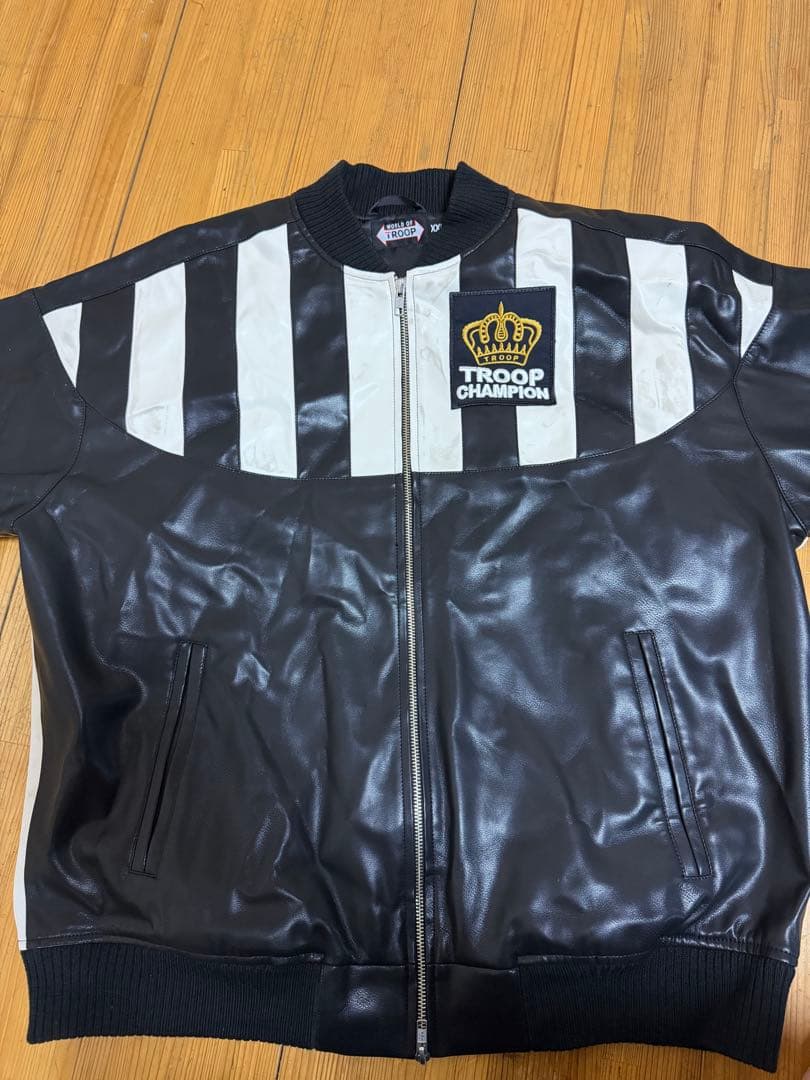 【今週末まで】TROOP CHAMPION PU LEATHER JACKET