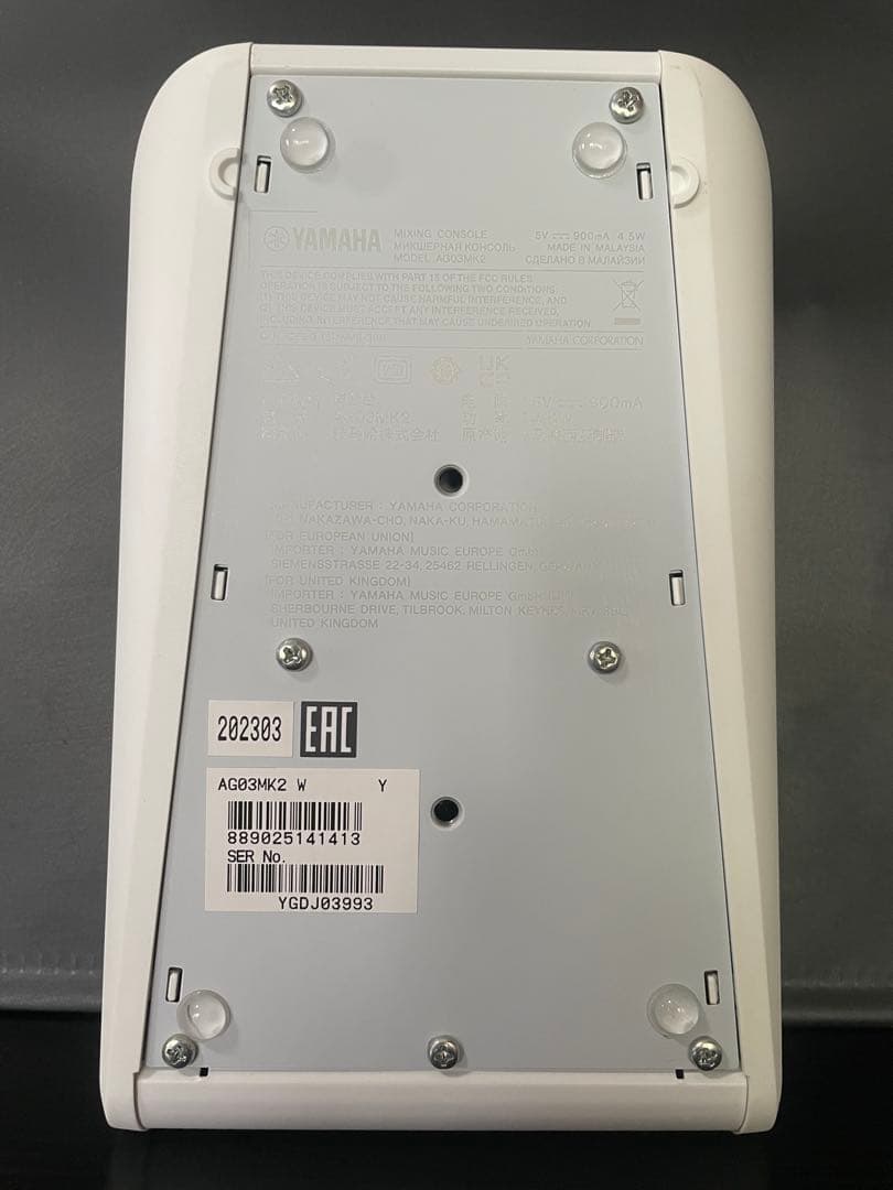 美品】YAMAHA AG03 MK2ライブストリーミングミキサー【KPHS様】 - メルカリ