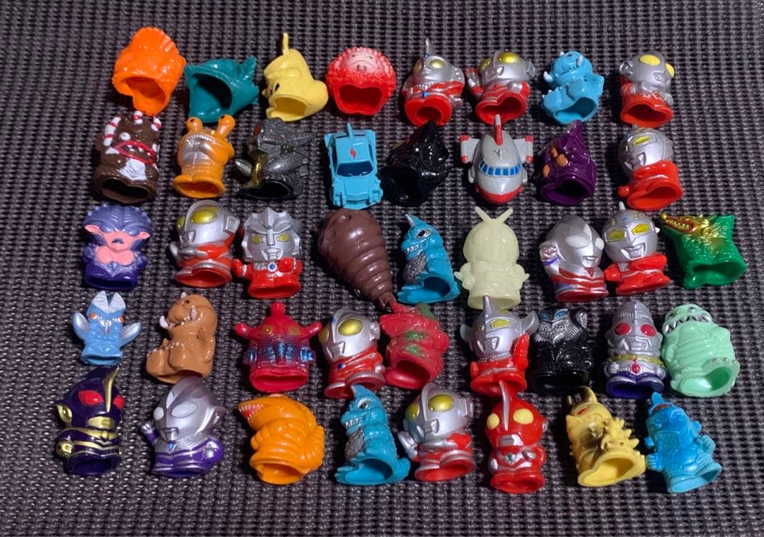 指人形 ソフビ 詰合せ ウルトラマン 仮面ライダー ゴジラ ドラゴンボール