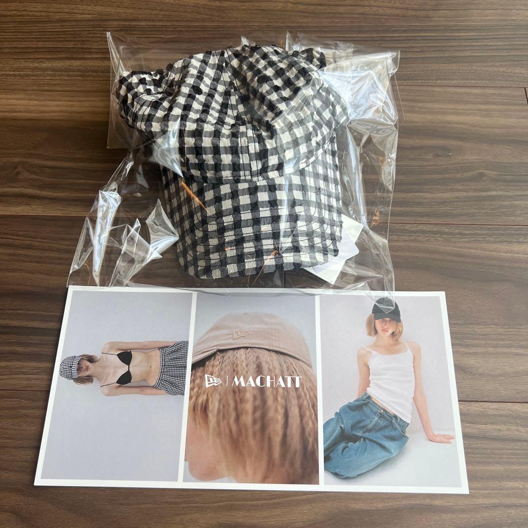 MACHATT ニューエラ　コラボ　ギンガムチェック柄 ベースボールキャップ