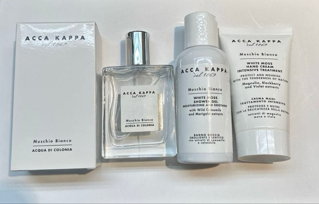 ACCA KAPPA ホワイトモス　3点セット