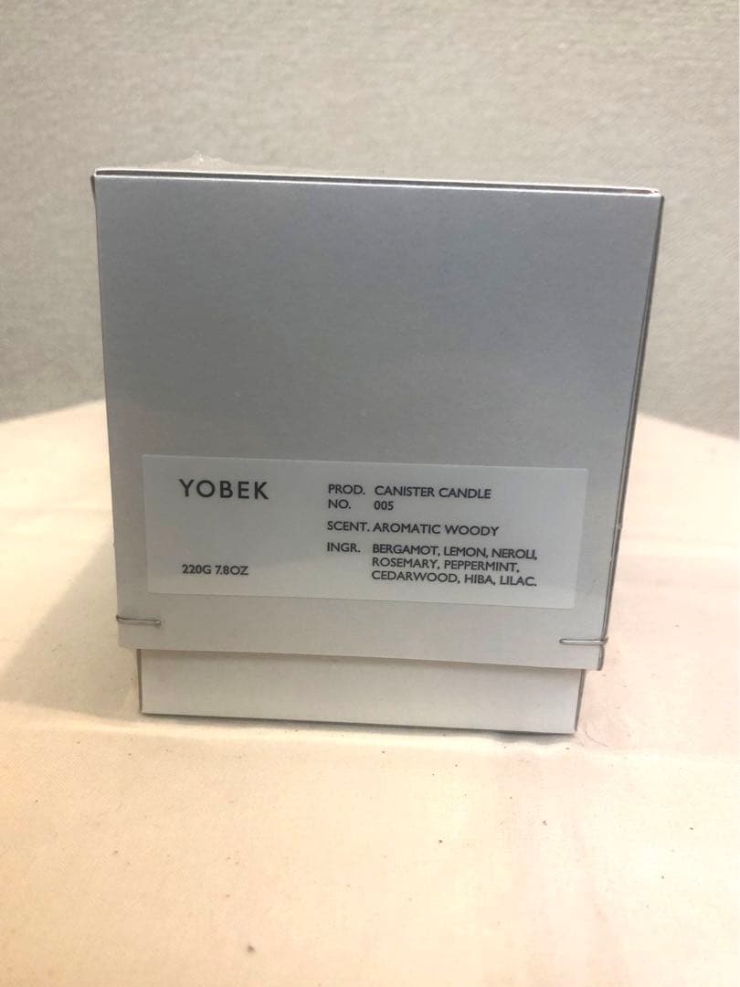 『新品』YOBEK CANISTER CANDLE CANISTER CANDLE – YOBEK