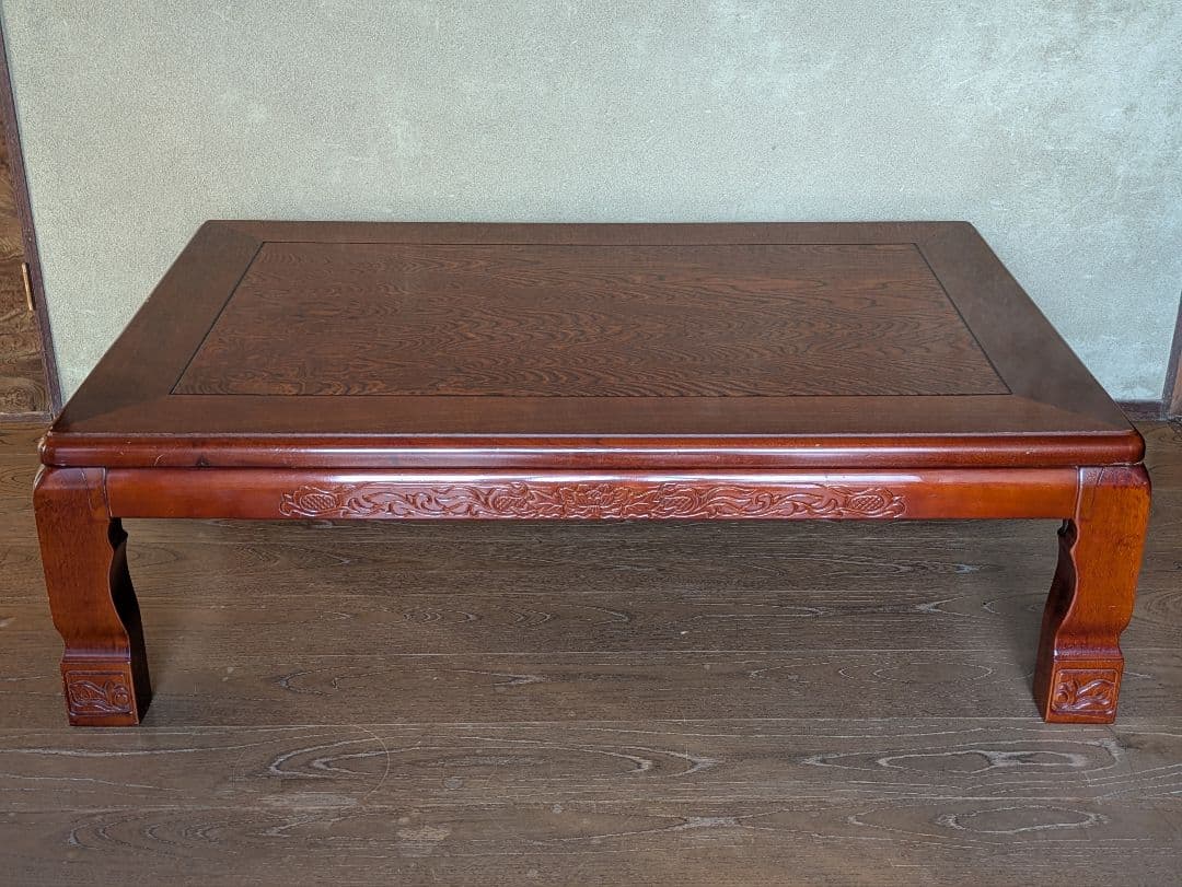 座卓兼用　６人掛けこたつ　脚折り畳み式　電源コードは天板の下収納