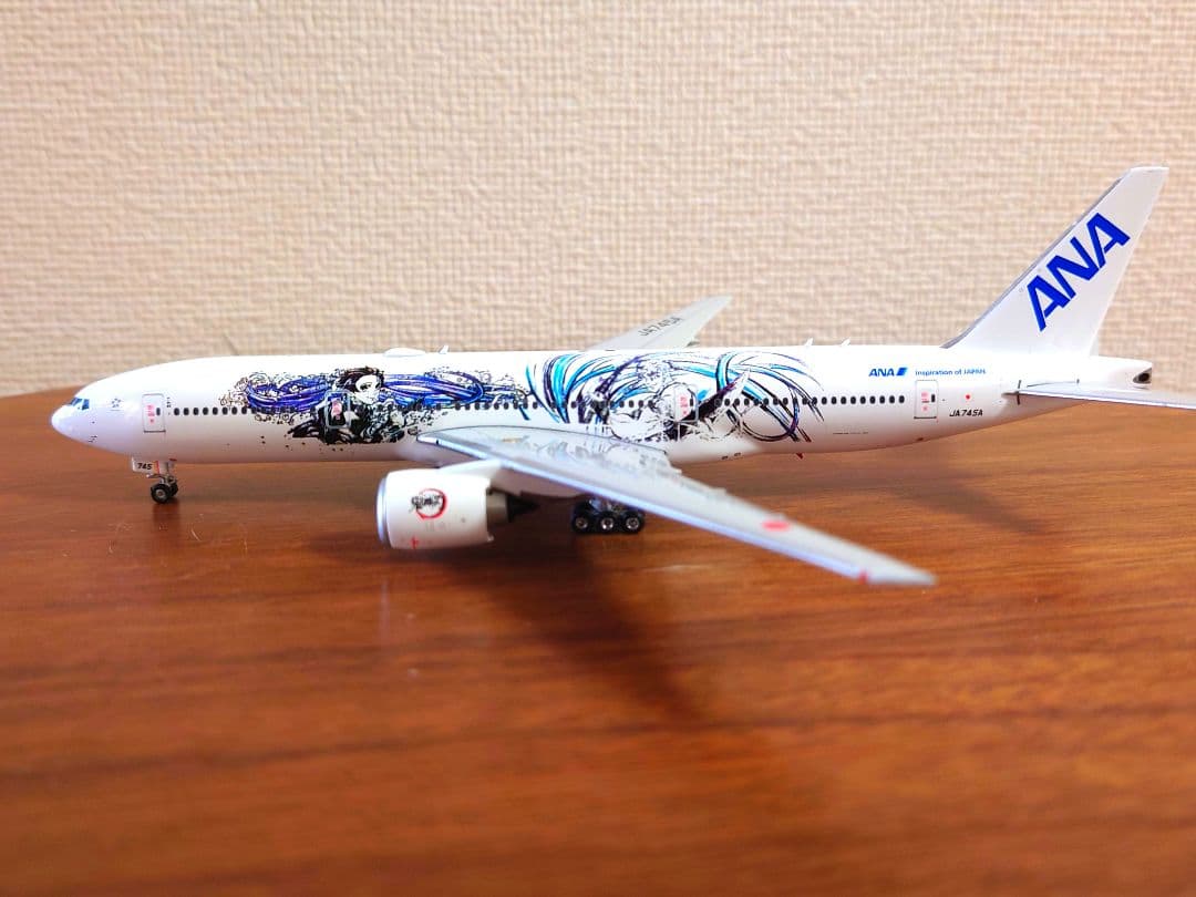 まさ【ANA B777-200ER JA745A 1/400 鬼滅の刃】 ANA Boeing 777-200ER JA745A Demon Slayer Kimetsu No Yaiba JC Wings