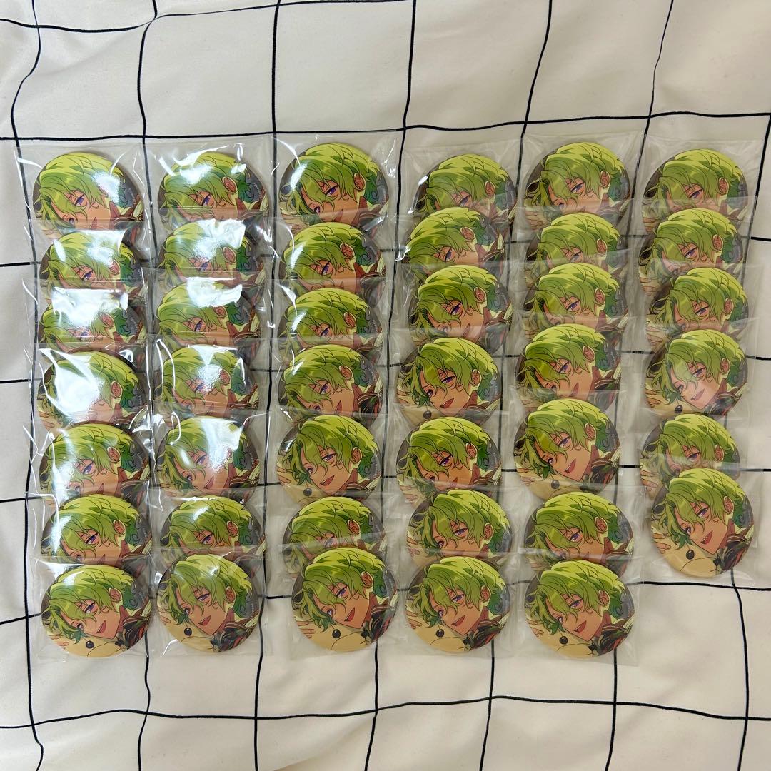 巴日和 テーマスカウト缶バッジ ホワイトベア