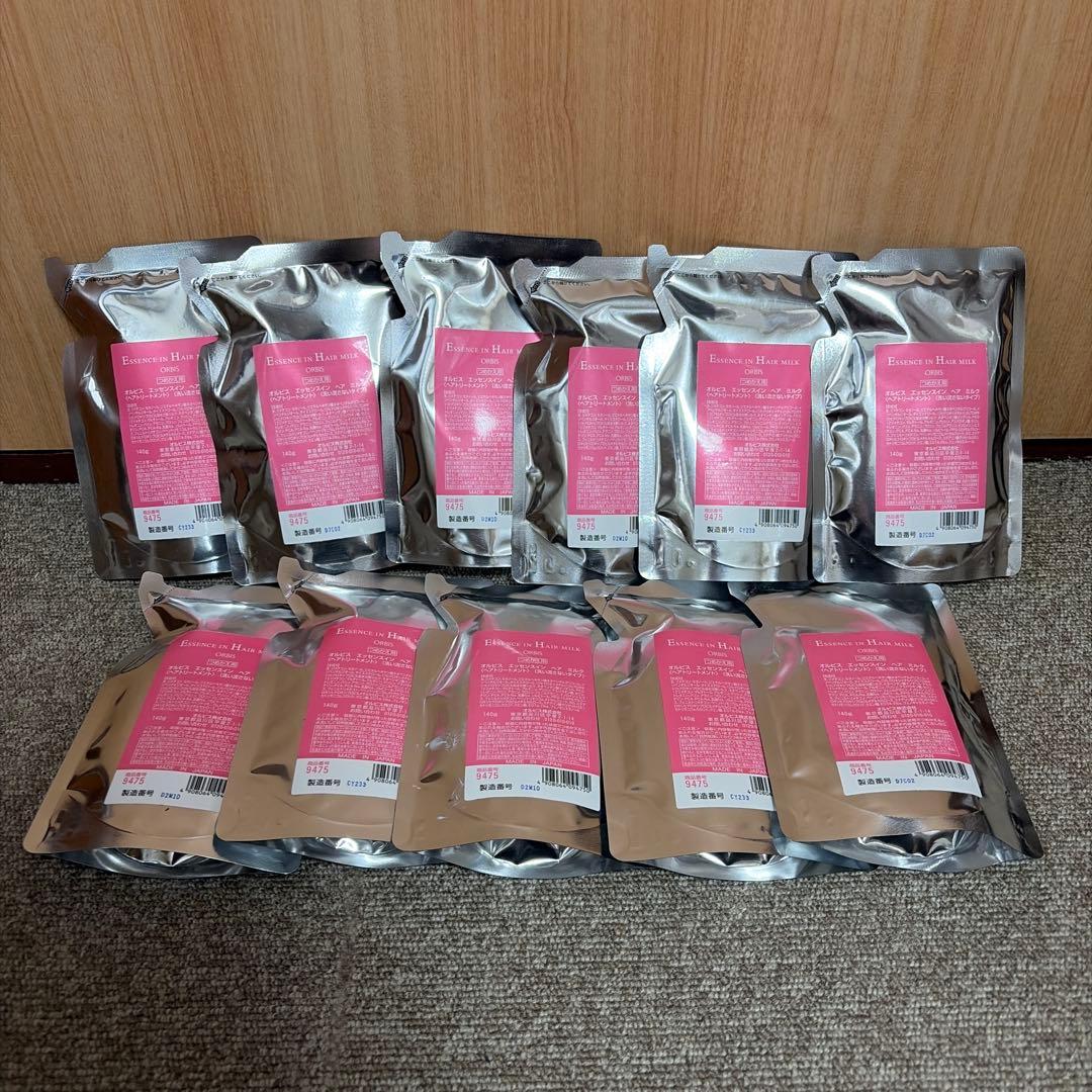 【新品】オルビス エッセンスイン ヘアミルク 140g 詰め替え用 11個セット